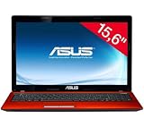 Asus - X53E-SX1763V - Ordinateur Portable 15,6" (39,6 cm) - LED - Intel Pentium - 750 Go - RAM 4096 Mo - Windows 7 Home Premium - Carte graphique HD Graphics 3000 - Rouge