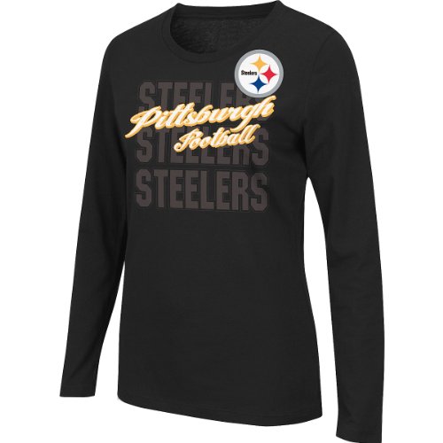 Pittsburgh Steelers Women's Gamer Gear Long Sleeve T-Shirt Medium