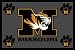 Missouri Tigers 4 x 6 Area Rug