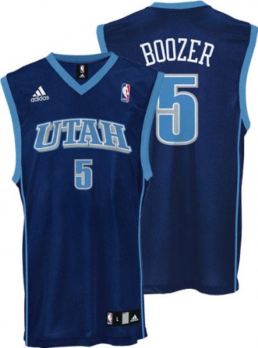 Carlos Boozer Utah Jazz Blue Youth Replica Adidas NBA Jersey