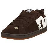 DC Men's Court Graffik Sneaker,Dark Chocolate/White/Gum,5 M