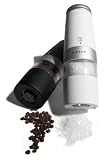 Pinzon Salt and Pepper Mill Set, Black and White