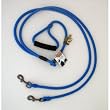 Timberwolf Alpine Rope 2-Dog Lead ~Blue~ 7/16"x 72"