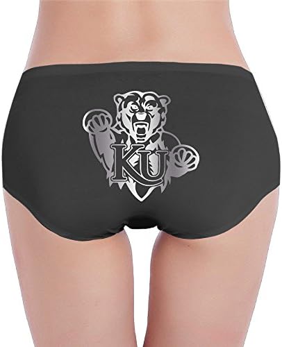 Kutztown Golden Bears Platinum Logo Brief Panty Black