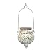 Antique Silver Mercury Glass Hanging Votive
