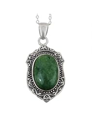 Irish Connemara Marble and Silver Mothers Love Pendant Engraved Wih Our Mother Mary Image
