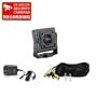 VideoSecu Mini Pinhole CCD Security Camera Indoor Hidden Surveillance Kit with Camera Power Supply and Camera Extenstion Cable A72