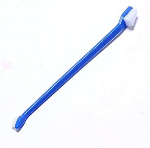 UTPO Dog and Cat Toothbrush - Dual-Head Toothbrush - For Better Pet Dental Care ,Teeth Cleaning and Breath Freshener (4pcs)