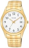 Pulsar Men's PXH430 Expansion Gold-Tone Stainless Steel Watch