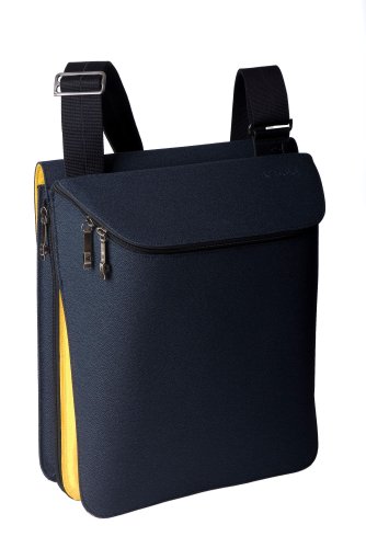 Kobold Charcoal Blue Dreieck Laptop Bags (Portrait)