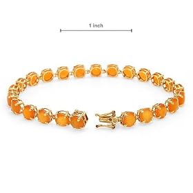 FPJ Gorgeous High quality Bracelet With 20.33ctw Genuine Chalcedonies Well... by