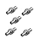 SIENOC 5 Packs ST-ST Single Simplex Optical Fiber Optic Cable Coupler Adapter Coupling