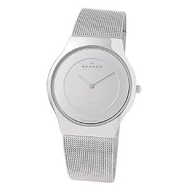 SKAGEN 20TH ANNIVERSARY LIMITED EDITION PLATINUM PLATED MEN'S WATCH 233XXXLSSA