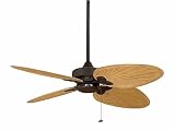 Fanimation Ceiling Fans FP7400RS Windpointe Four Blade Rust Tropical Indoor Fan 52