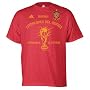 Spain Soccer Red adidas 2010 World Cup Champions T-Shirt