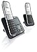 Philips Dect Telefon SE5652B/38, Duo, AB mit 60 Min. mit Bedienung an der Basis