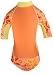 Seaside UV Sun Protective Girls 2 Piece Set: Short Sleeve Rashguard Top & Bikini Bottom (UPF 50+)