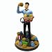 Kurt Adler Star Trek 7-Inch Fabric Mache Spock and Tribbles Tablepiece