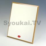 ナピュアミラー 卓上ミラー スタンドミラー3L[鏡] 角型◆木目