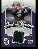 2006 Ultra Feel The Game Mike Piazza Game Used Jersey New York Mets Baseball Card - Mint Condition - Shipped In Protective ScrewDown Case!
