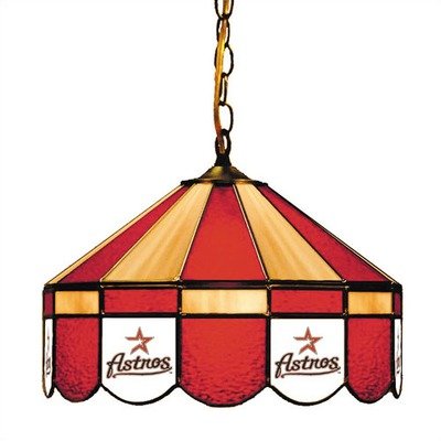 Houston Astros Stained Glass Pub Light Style: Swag