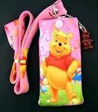 Pink Winnie the Pooh iPod/Cell Phone Sock with Bonus Lanyard Keychain Holder