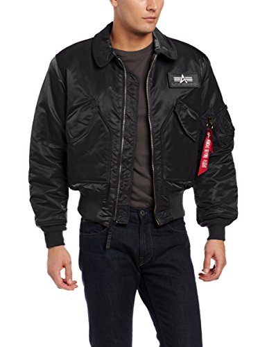 Alpha cwu 45/p flight jacket large/black