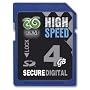 RAM Components 4GB HighSpeed Secure Digital Speicherkarte (High Speed SD Card) f�r Canon PowerShot A720 IS