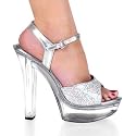 Pleaser Shoes WomenÕs SUGAR-510 5 1/2" Heel Sandal