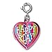 CHARM IT! Happy Birthday Heart Locket and 3-D Pink Balloon 2 Charm Add On Set