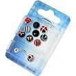 14 Gauge Multi Black 10 Ball Interchangeable Belly Ring Pack