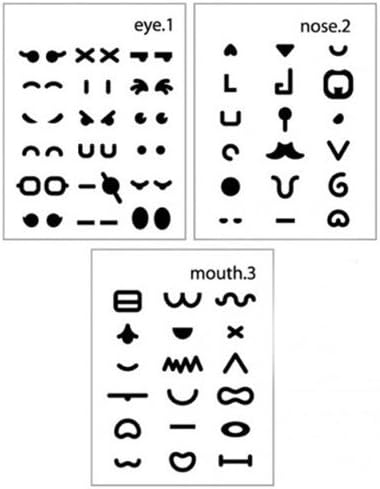 Make Up Decoration Cartoon Stickers DIY Emoticons Scrapbooking and Paper Craft