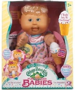 2007 Cabbage Patch Kids Babies Celebration Baby Licks Ice Cream Cone