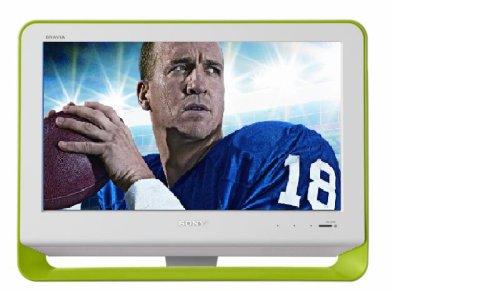 Sony Bravia M-Series KDL-19M4000/G 19-Inch 720p LCD HDTV, White with Green Accent