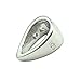 S925 Rhinestone Sterling Silver Seeds Pendant Bail Clasp Pinch Slide Diy Jewelry Making making 3.8x7.3mm