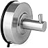 KES SUS 304 Stainless Steel Suction Cup Hook Single Coat Hook Removable Bathroom Shower Towel Hook Kitchen Wall Hook Strong and Heavy Duty Contemporary Style, Brushed Finish, A6260
