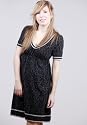 Roxy Candy Cane Dress in Black