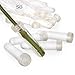 Floral Water Tubes/Vials for Flower Arrangements by Royal Imports, Clear - 3.5