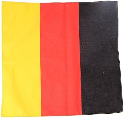Germany Flag Bandana Headband - Show Your Germany Pride - Perfect All Year &amp; Oct 3rd, Memorial Day, Veterans Day. Wear it when Celebrating, BBQing, Hiking, Camping, Fishing, Running, Biking