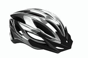 Vigor Helmets Fast Traxx 24 Vent CPSC Certified Performance Helmet, Silver, Large