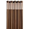 Hookless Mystery Fabric Shower Curtain, Brown