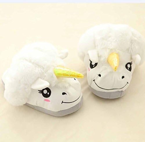 Cute Gifts Slippers Unicorn OneSize, New White