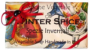 Alchimia Ladybug Winter Spice Single Soap Bar 10.6 Oz. From Italy