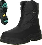 SYSTEM Damen Winterstiefel Winterboot EISKRALLE schwarz, Größe:42;Farbe:Schwarz