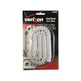 GE TL96175 12 Foot Coil Phone Cord (White)