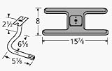 H-Shaped Single Cast Iron Burner Special Venturi