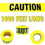 1000' Caution Safety Tape - 3 Width - Tools > Miscellaneous