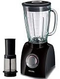 Philips HR2084/90 Black Blender with Fruit Filter and 2 Litre Jug, 650 Watt