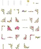 Brother PES Embroidery Card BORDER & CORNERS IN BLOOM