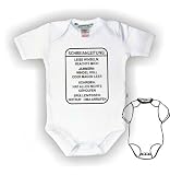 Baby Body mit Druck SCHREIANLEITUNG / kurz-und langarm / Gr. 50 - 104